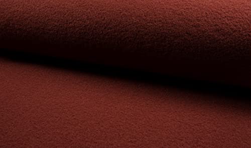 Tissu laine bouillie pierre pour coudre un manteau d'hiver chaud et cosy
