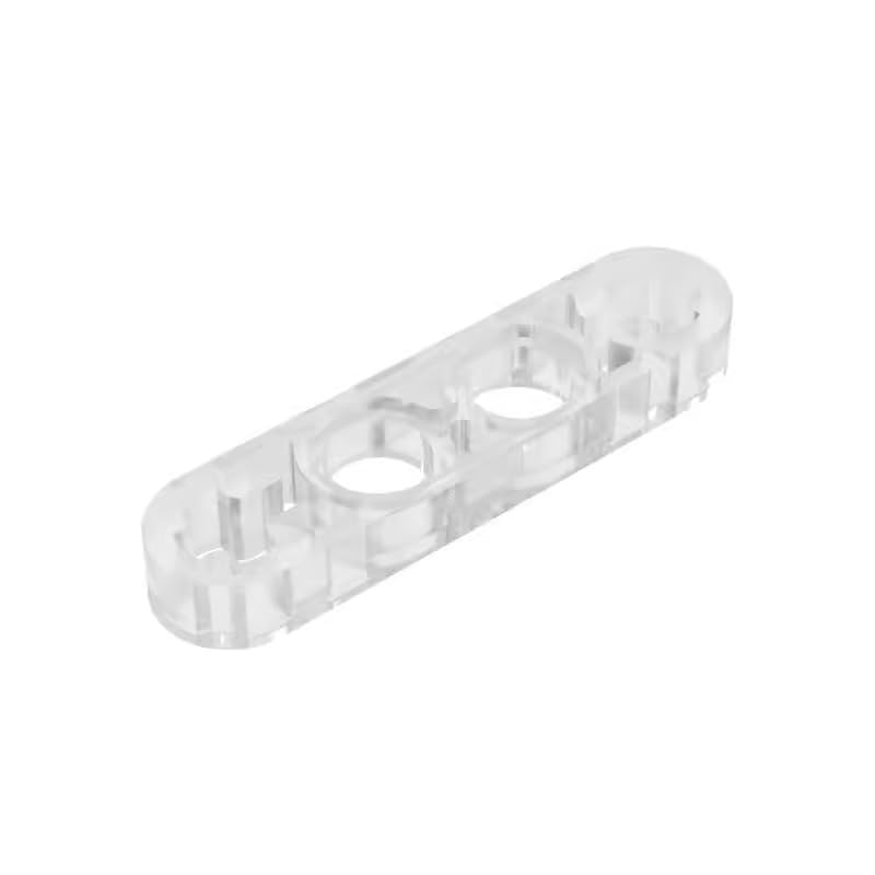 32449 Technic Beam 1X4 Thin 50 Pieces High-Precision MOC Building Bricks Replacement Parts Compatible with Lego bricks GDS-690 Trans-Clear โ image 1