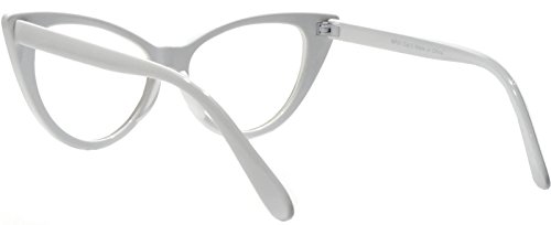 OWL Womens Cat Eye Sunglasses Classic Vintage High Pointed Winged Retro Design UV Protection3