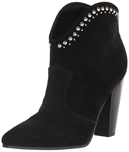 NINE WEST Women's SERA Ankle Boot, Black 002, 10