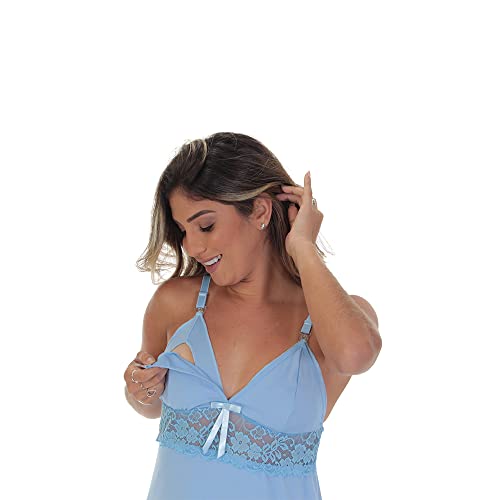 Camisola Amamentação Fristyle Saída Maternidade Grávida Gestante Lactante Pós Parto De Amamentar Abr