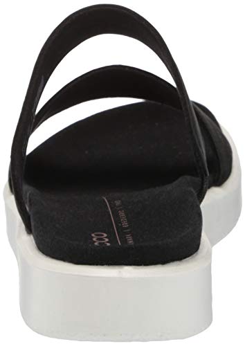 Ecco Women's Yuma Slide 2.0 Sandal, Black Nubuck, 7-7. 5 #TOP2