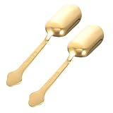 Alipis 2 Stück Teiliges Teeschaufel Edelstahl Langstielig Glatte Kanten Lebensmittelecht für Losen...