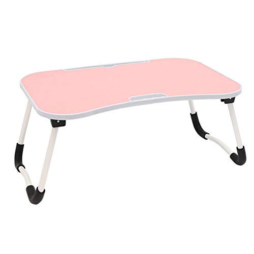 Big seller Mesa para Ordenador Escritorio portátil portátil Plegable (Color : Pink)