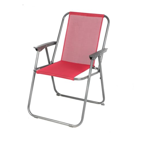 Meublorama Fauteuil de Jardin Pliable en Tissu Fuchsia – Dimensions 53x55x75 cm