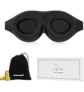 ALASKA BEAR Memory Foam Sleep Mask with 3D Molded Cups, a Contour Pillow for Your Eyes