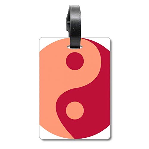 Étiquette d'identification Yin-Yang Taiji pour valise de voyage en bagage cabine