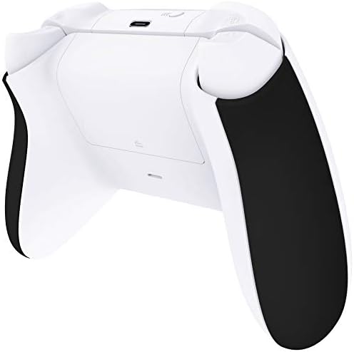 eXtremeRate Textured Red Back Panels, Comfortable Non-Slip Side Rails, 3D Splashing Handles, Game Improvement Replacement Parts for Xbox Series X/S Controller - Controller NOT Included