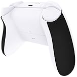 eXtremeRate Controller Grip for Xbox Series X & S, Black Soft Touch Comfortable Left Right Side Rails, Replacement Parts Handles Rear Shell for Xbox Core Wireless Controller [Controller Excluded]