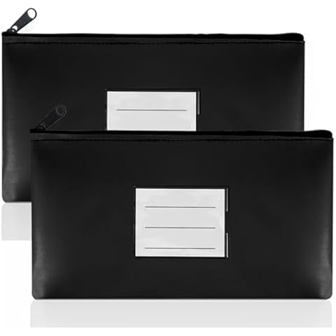 Lusofie 2 Pcs Leather Deposit Bags Cover