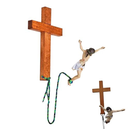 Ocastated Bungee Jesus CrucifixAJumping Jesus Christ FigureAEH[A[gfR[V WsOCGX ̒u IA[g CGX̒u AArO[AցAQp