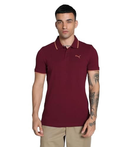 Image of Puma Men's Solid Slim Fit T-Shirt