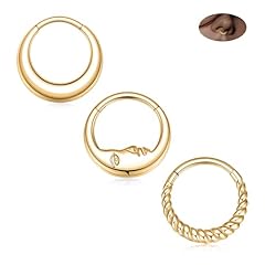 Gold:Thick+Moon Face+Twisted Designed