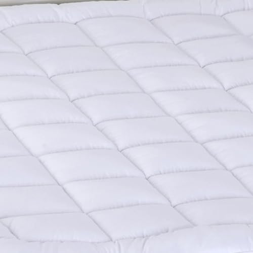 Royal Hotel Bedding Mattress Topper, King, 2 Inches Hypoallergenic Overfilled Down Alternative Anchor Bands Mattress Topper - Thumbnail 7