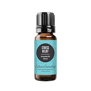 Edens Garden Stress Relief Essential Oil Blend- 100% Pure Premium Grade, Undiluted, Natural, Therapeutic, Aromatherapy, The Best for Diffusing, Skin, Candle, Humidifiers 10 ml (.33 fl oz)