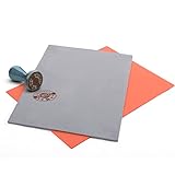 👍Haben Sie eine feine und weiche Textur, einfaches Schneiden und Gravieren. Total schön und einfach zu bedienen. Sie wurden von vielen Kindern und mit verschiedenen Farben der Stempelfarbe verwendet. Die Bilder waren immer noch so klar, selbst wenn kleine Kinder sie übertönten.