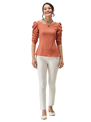 Image of AASK Casual Solid Women Top
