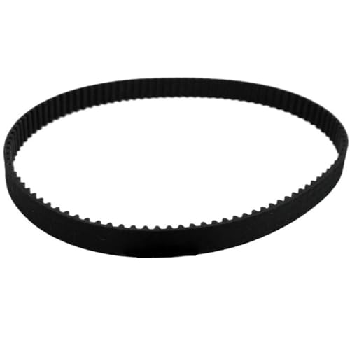 XQSYLE 1pc Closed Loop Rubber Belt, Tooth Pitch 2mm Width 6mm 2GT Closed Loop Timing Belt for Gear Forming Machines(578MM)