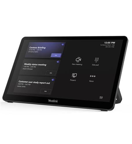 TWA Yealink Bundle of MTOUCH-Plus-EX-Package Touch Console for MVC Series Video Conferencing Room System with TWAComm Microfiber Cloth