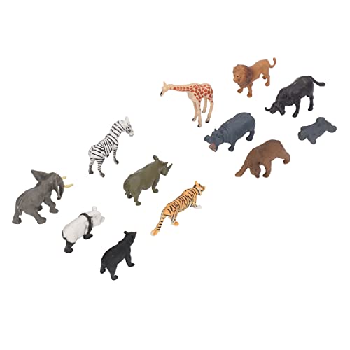 12-teiliges Tierfiguren-Spielzeugmodell mit Pädagogischen Kreaturen, Spielset für Kleinkinder