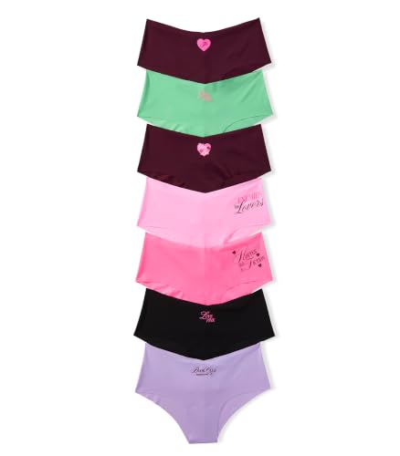Victoria's Secret PINK No Show Cheeky Underwear, Enemies to Lovers Pack, L