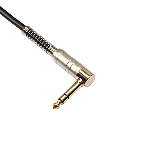 Cable adaptador audio Jack 6.35mm macho a macho 1 metro miniatura 4