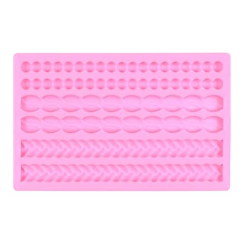 FYZ Brothers Silicone Fondant Mold for Chocolate, Royal Lace Baroque Scroll Collection, Fondant Candy Silicone Mold, Sugar Craft Cake Decoration Kit Cover