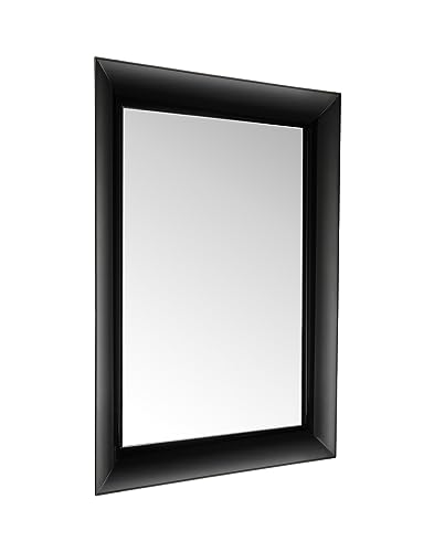 François Ghost - Miroir E5 nero lucido coprente - 88x8,5 cm