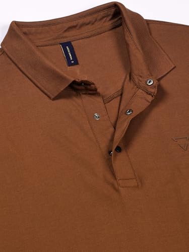 Image of Thomas Scott Men's | Solid | Half Sleeve | Regular Fit | 100% Cotton | Polo Collar | Button Closer | Casual Tshirt