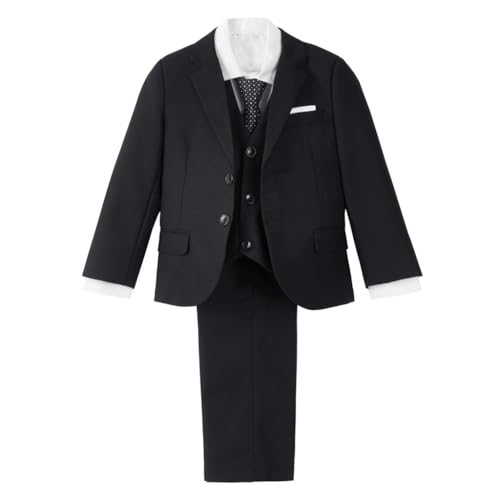 Lito Angels Completo Elegante per Bambino, 5 Pezzi (Giacca, Gilet,