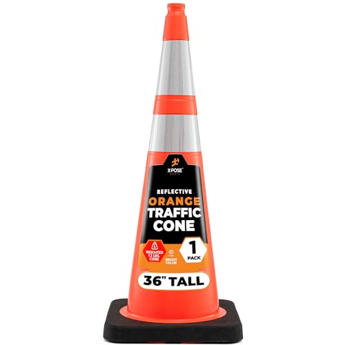 Image of Xpose Safety 36 Inch Orange Traffic Cones