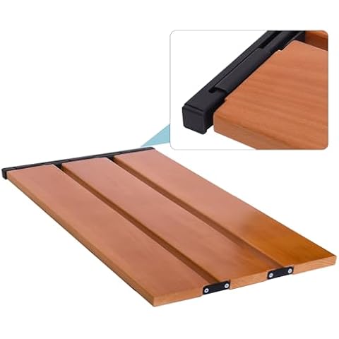 29" Tri-Fold Bathtub Seat, Bath tub Bench Seat, Beech Wood Shower Bench with Waterproof Finish, Heavy-Duty #304 Stainless Steel Bracket Space-Saving Foldable Design, 29" Overall Length Cover