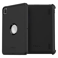 OtterBox Defender Case for iPad Pro 11" (1st gen/2nd gen/3rd gen/4th gen), Shockproof, Ultra-Rugged Protective Case with built in Screen Protector, 2x Tested to Military Standard, Black