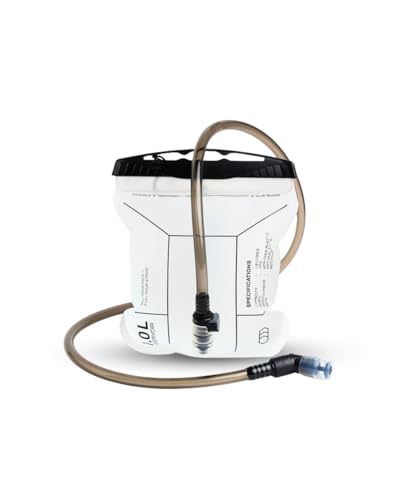 Image of TEGO Pacer 1L / 2L Hydration Reservoir | BPA-Free Running & Hiking Bladder | Snap-Lock Tube | Bite Valve | Compatible with Pacer Trail Vest