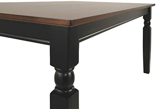 Signature Design By Ashley Owingsville Rustic Farmhouse Dining Room Table, Black & Brown #TOP5