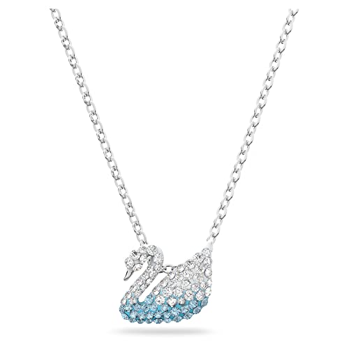 Swarovski Pendente Swarovski Iconic Swan, Multicolore, Placcatura Rodio