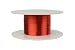 TEMCo 38 AWG Copper Magnet Wire - 4 oz 4816 ft 155°C Magnetic Coil Red