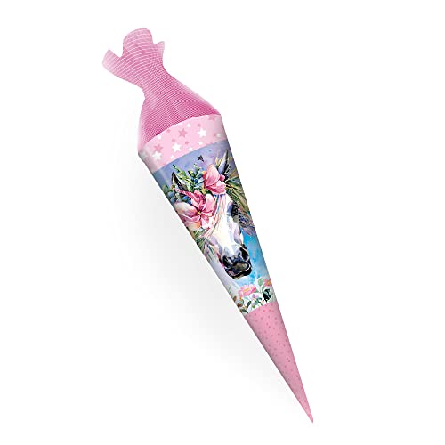 Trötsch Schultüte 22 cm Einhorn: Schultüte Einschulungstüte...