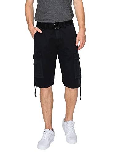 Mcyiqihai Men's Delano Messenger Cargo Shorts Oxblood Camo 36 #TOP1