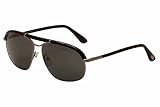 Tom Ford 0234 13a Dark Tortoise Russell Aviator Sunglasses