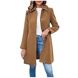 veste longue femme marron Les manteaux femmes, chauds et élégants, sont parfaits pour la vie quotidienne, mais aussi pour le bureau, les rendez-vous, l'école, les fêtes, le shopping, les voyages ou les vacances.
