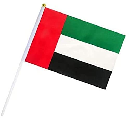 علم الامارات العربية المتحدة 6 قطع مع عصا من اس كيه تي - متن...