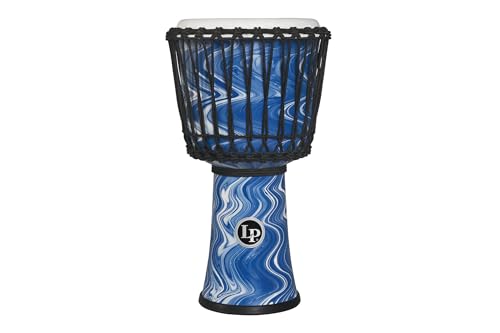 Djembé 10" Latin Percussion bleu LP2010-BM tambour nomade bois