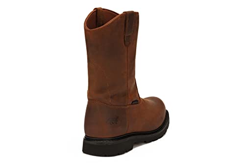 Golden Fox 12236WP Waterproof 11" Pull On Wellington Wedge Lightweight Outsole for Construction Farming and Ranching3