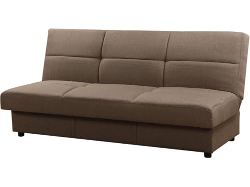 Habitat et Jardin Canapé Clic-Clac Enzo - 185 x 84 x 85 cm - 3 Places - Taupe