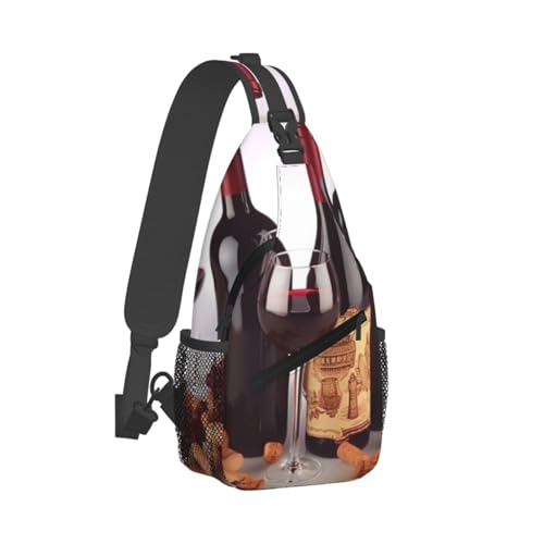 Bolso cruzado para hombre mochila de pecho color negro miniatura 2