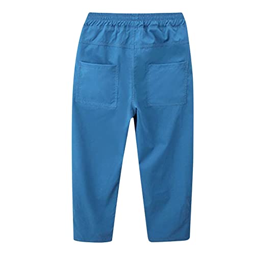 Boys Girls Pull on Cargo Pants Y2K Performance Hip Hop Hiking Pants Stretch Joggers Sweatpants Quick-Dry Fall Outfit3
