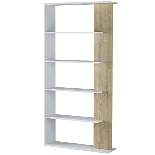 Librería comedor Alida blanca para solucionar la falta de espacio 6