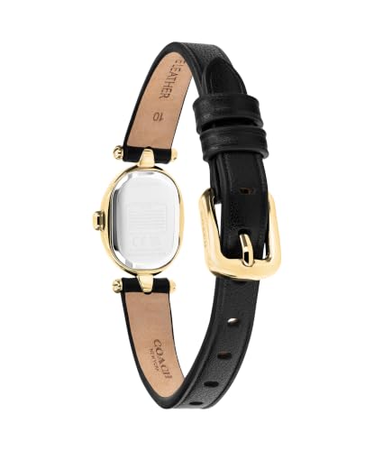 Image of Coach Sammy Women's 2H Quartz Watch Gift Set with Matching Adjustable Jewelry Bracelet - Oval Case - Minimalist Style - Gift for Her - 22.5mm