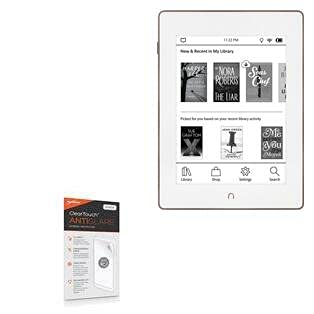 BoxWave Screen Protector Compatible with Barnes & Noble Nook GlowLight Plus (2015 Edition 6 in) - ClearTouch Anti-Glare (2-Pack), Anti-Fingerprint Matte Film Skin